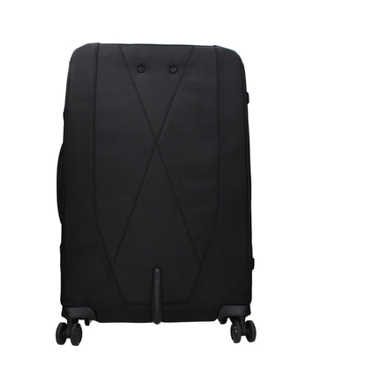 Piquadro Black Fabric Luggage And Travel