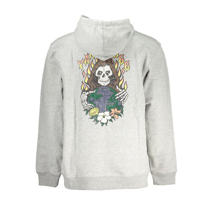 Vans Grigio Cotton Men's Hoodie