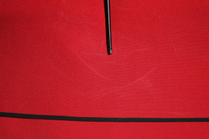 Dolce & Gabbana Red Viscose Stretch Slit Sheath Midi Dress