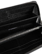 Dolce & Gabbana Black Leather #DGFAMILY Zipper Continental Mens Wallet