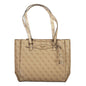 Guess Jeans Beige Polyurethane Women Handbag