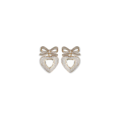 Self-Portrait Gold Brass Earrings