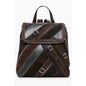 Desigual Marrone Poliuretano Women Backpack