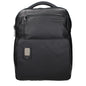 Piquadro Black Leather Backpack