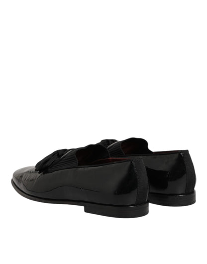 Dolce & Gabbana Leather Loafers Men Formal Dress Shoes