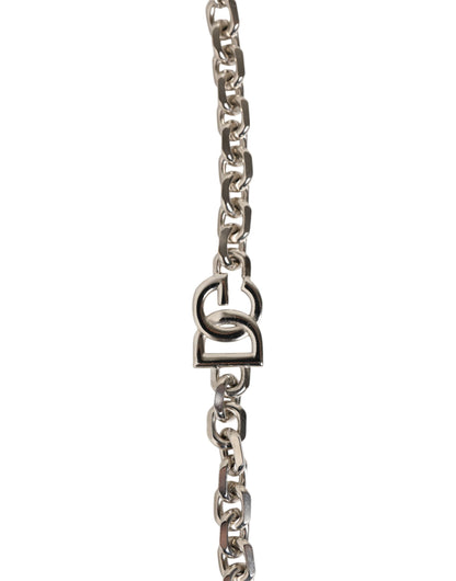 Black Leather Pearl Chain Bag Accessory Shoulder Strap