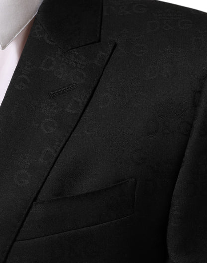 Dolce & Gabbana Black MARTINI 2 Buttons Suit Jacket Blazer