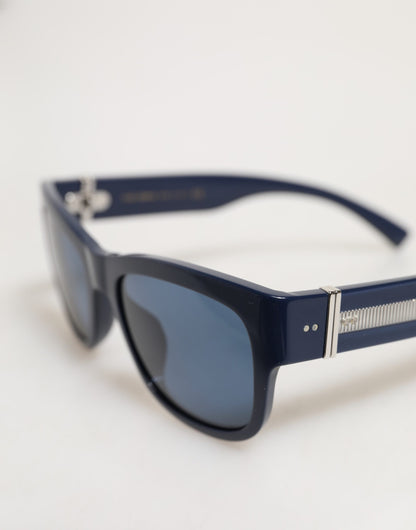 Dolce & Gabbana Blue Acetate Frame Polarized Lenses Sunglasses