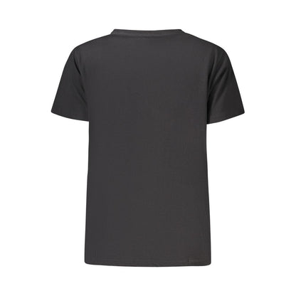 Freddy Black Cotton Women T-Shirt