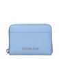 Michael Kors Light Blue Leather Cardholder