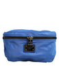 Dolce & Gabbana Blue Logo Plaque Nylon Waist Fanny Pack Men's Borse Bag