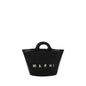 Marni Black Cotton Shoulder Bag