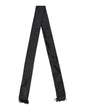 Dolce & Gabbana Black Silk Fringes Neck Wrap Foulard Scarf