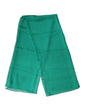 Dolce & Gabbana Green Stole Silk Neck Wrap Shawl Scarf