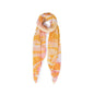Pieces Orange Polyester Scarf