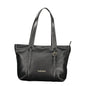 Mario Valentino Black Polyurethane Women's Bag for Sophisticated Accessorizing