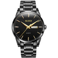 Montre Homme  Gold — Acier Inoxydable, Lumineuse & Waterproof