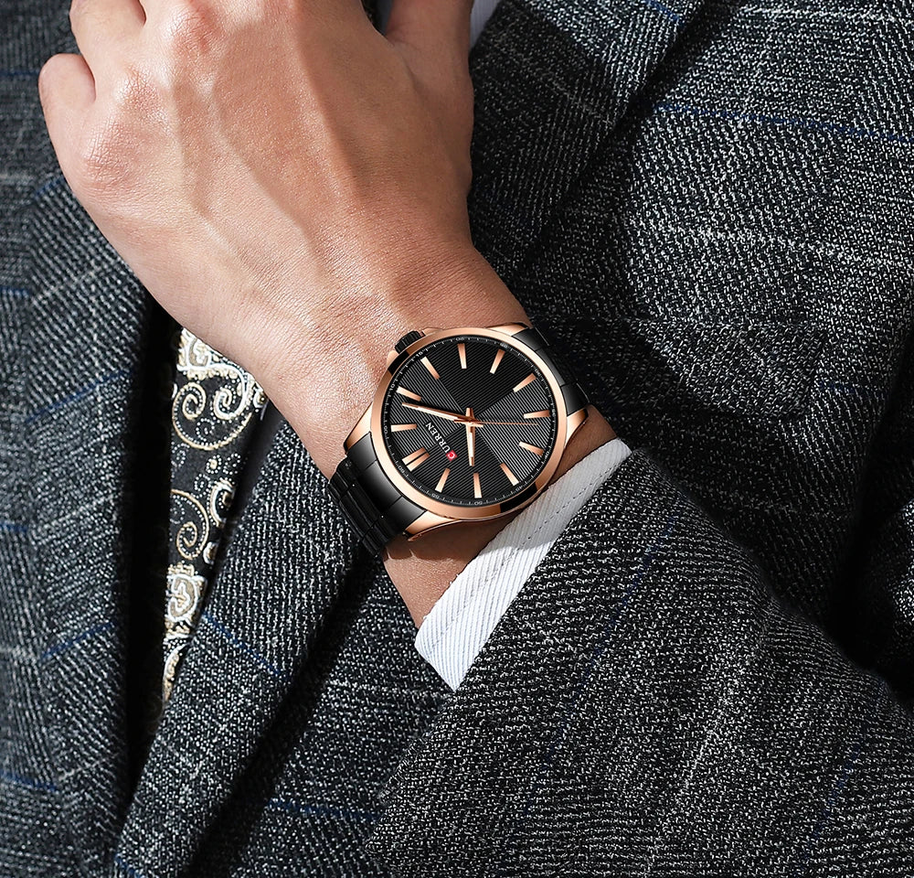 Montre Homme CURREN — Quartz Japonais, Acier Inoxydable & Waterproof 30M