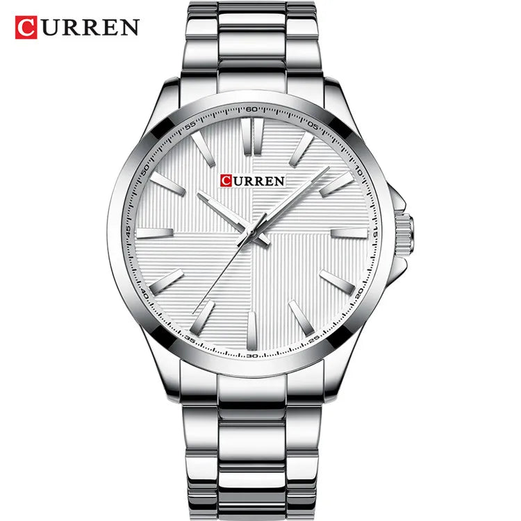 Montre Homme CURREN — Quartz Japonais, Acier Inoxydable & Waterproof 30M