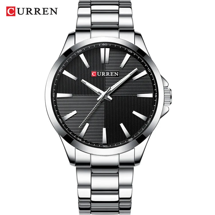 Montre Homme CURREN — Quartz Japonais, Acier Inoxydable & Waterproof 30M