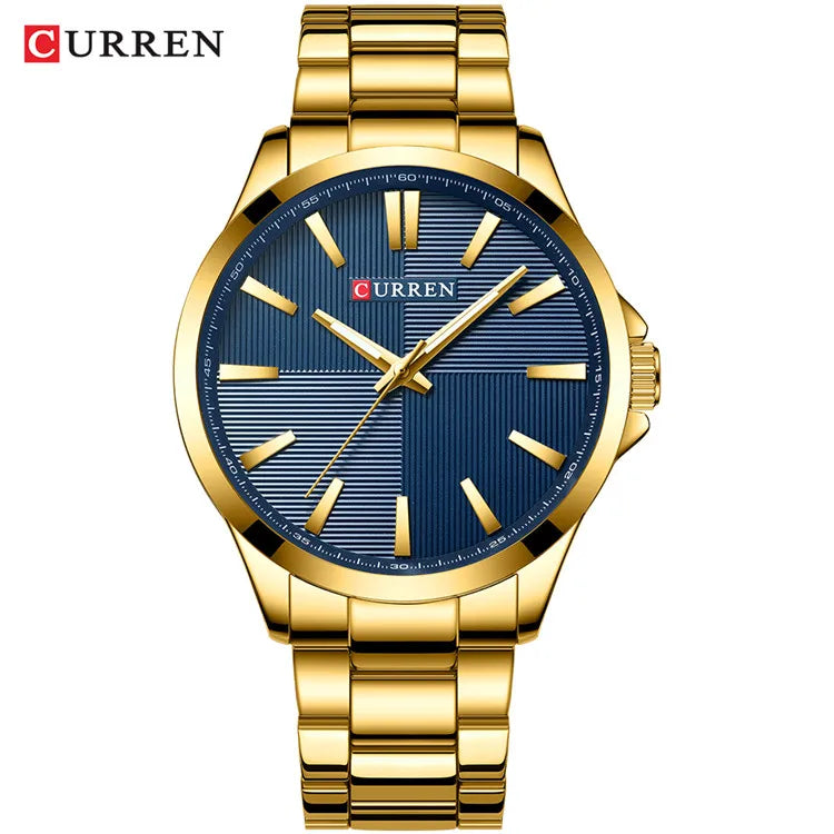 Montre Homme CURREN — Quartz Japonais, Acier Inoxydable & Waterproof 30M