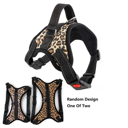 Harnais en Nylon robuste pour chien, collier réglable rembourré, Extra Large, moyen et petit chien, gilet,