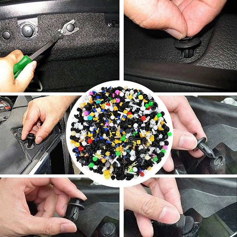 Clips de fixation universels mixtes pour pare-chocs de voiture, fixation de voiture, Rivet, doublure de panneau de porte pour toutes les voitures