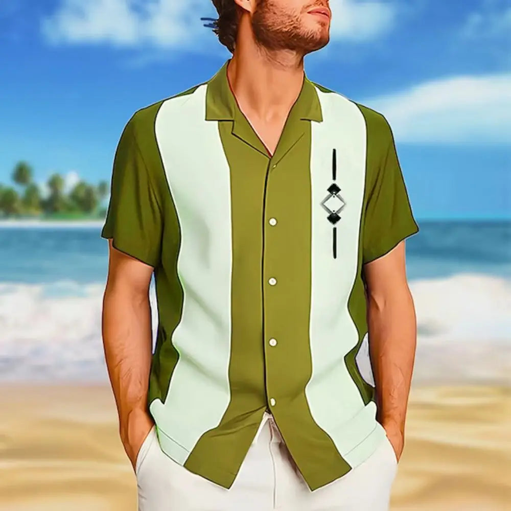 Nouvelles chemises manches courtes style hawaïen. Plusieurs coloris disponible.