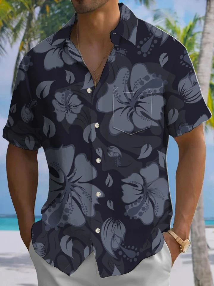 2025 chemise manches courtes florale. Plusieurs coloris disponible