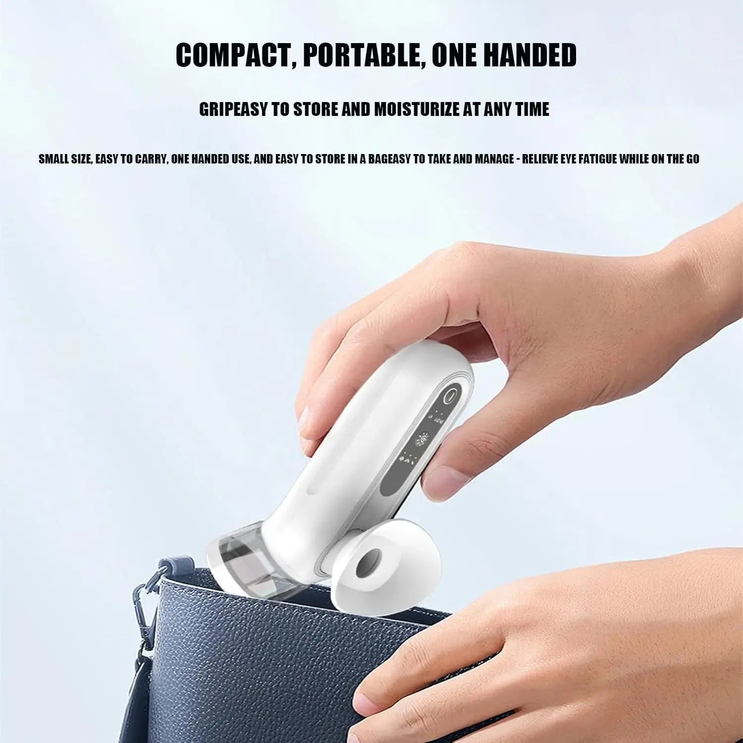 Vaporisateur Oculaire Hydratant – Soin Yeux Secs Portable Rechargeable