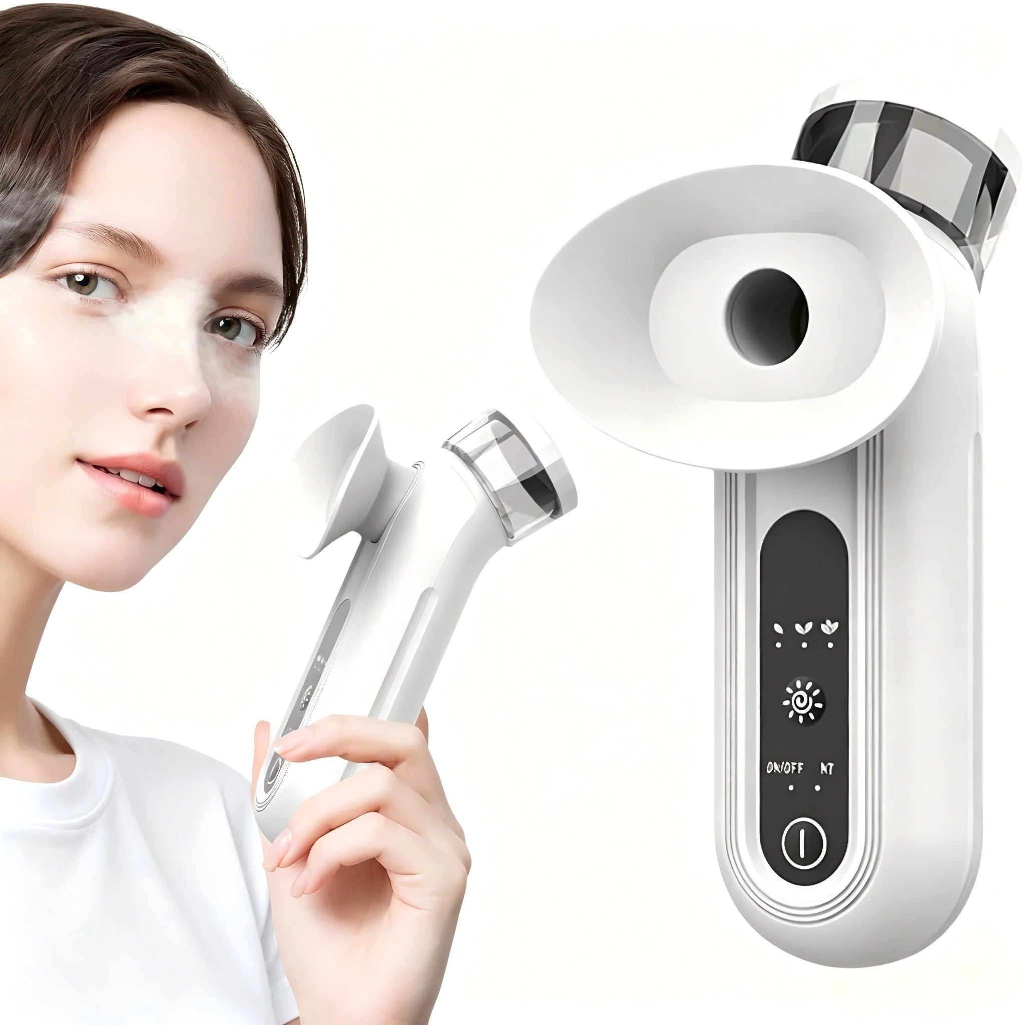 Vaporisateur Oculaire Hydratant – Soin Yeux Secs Portable Rechargeable