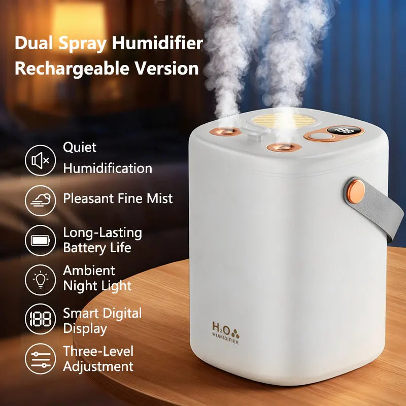 Humidificateur domestique grande capacité, silencieux, pour bureau etc.