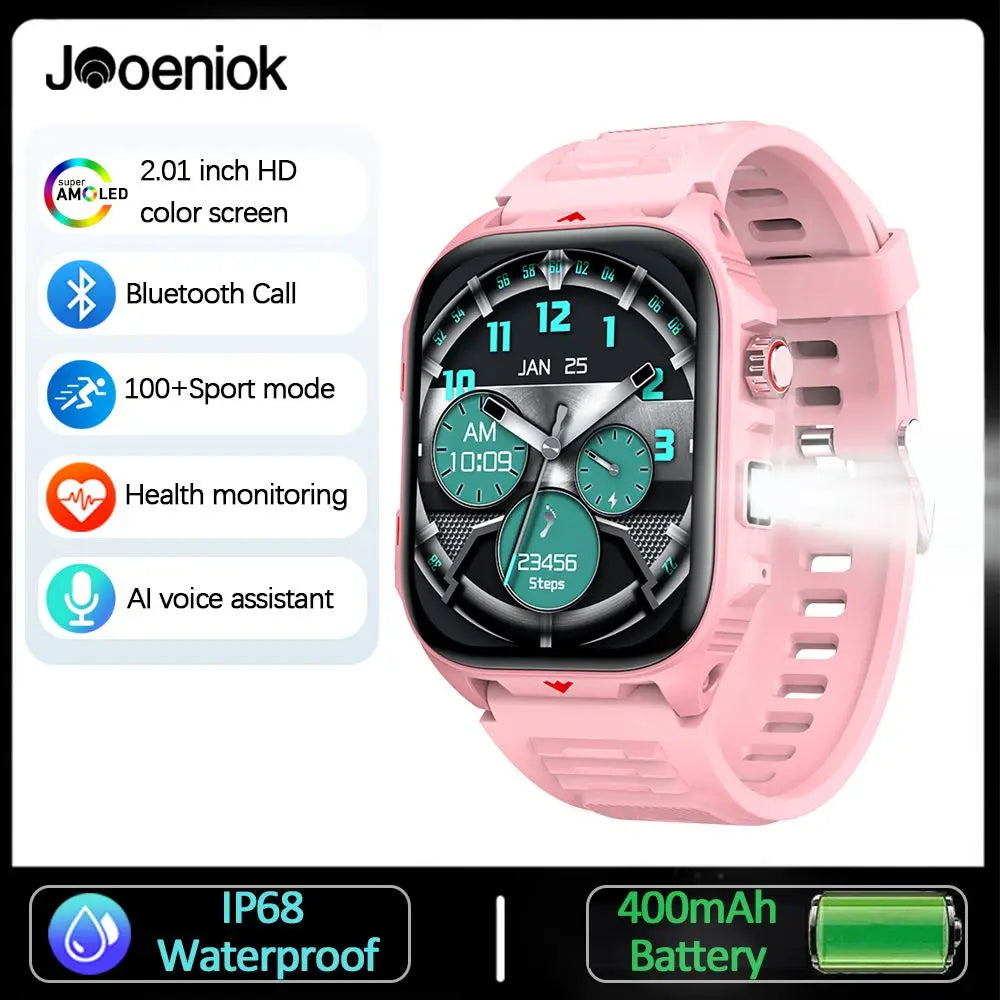 2025New GPS sport montre intelligente hommes 2.01 pouces 400 mAh batterie Fitness Tracker Bluetooth appel étanche nouvelle montre intelligente
