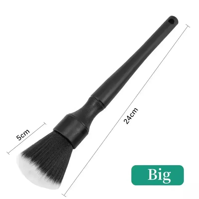 Brosse de nettoyage intérieur de voiture à poils doux pour tableau de bord,voiture et moto.