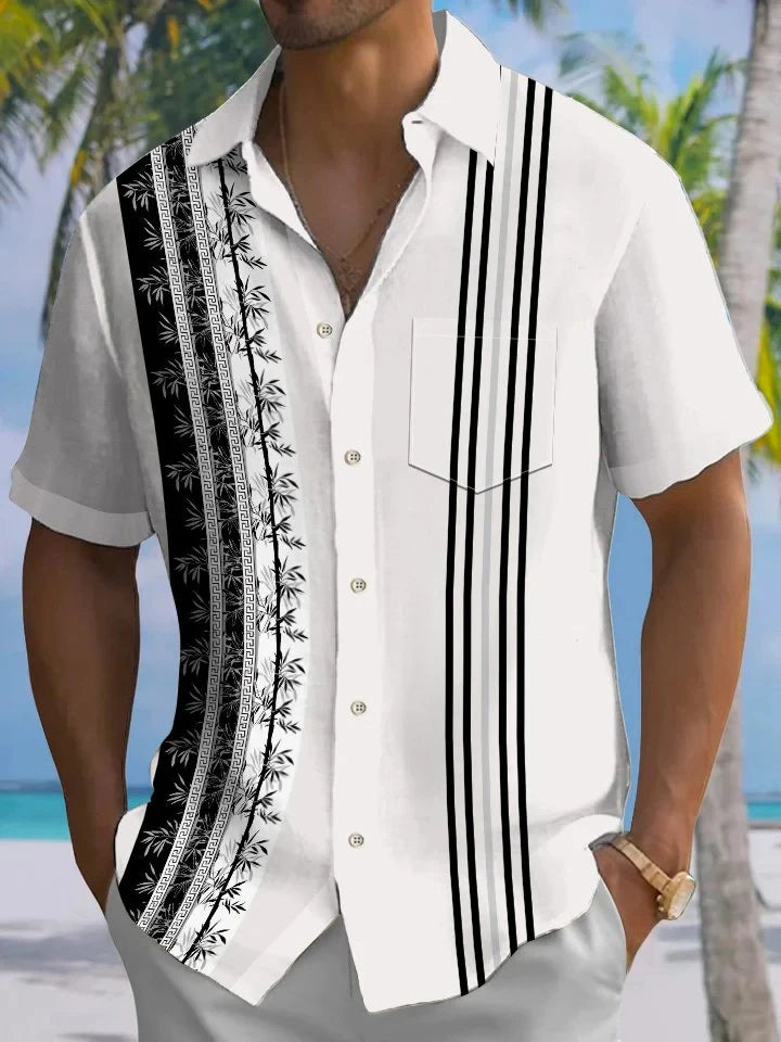 2025 chemise manches courtes florale. Plusieurs coloris disponible
