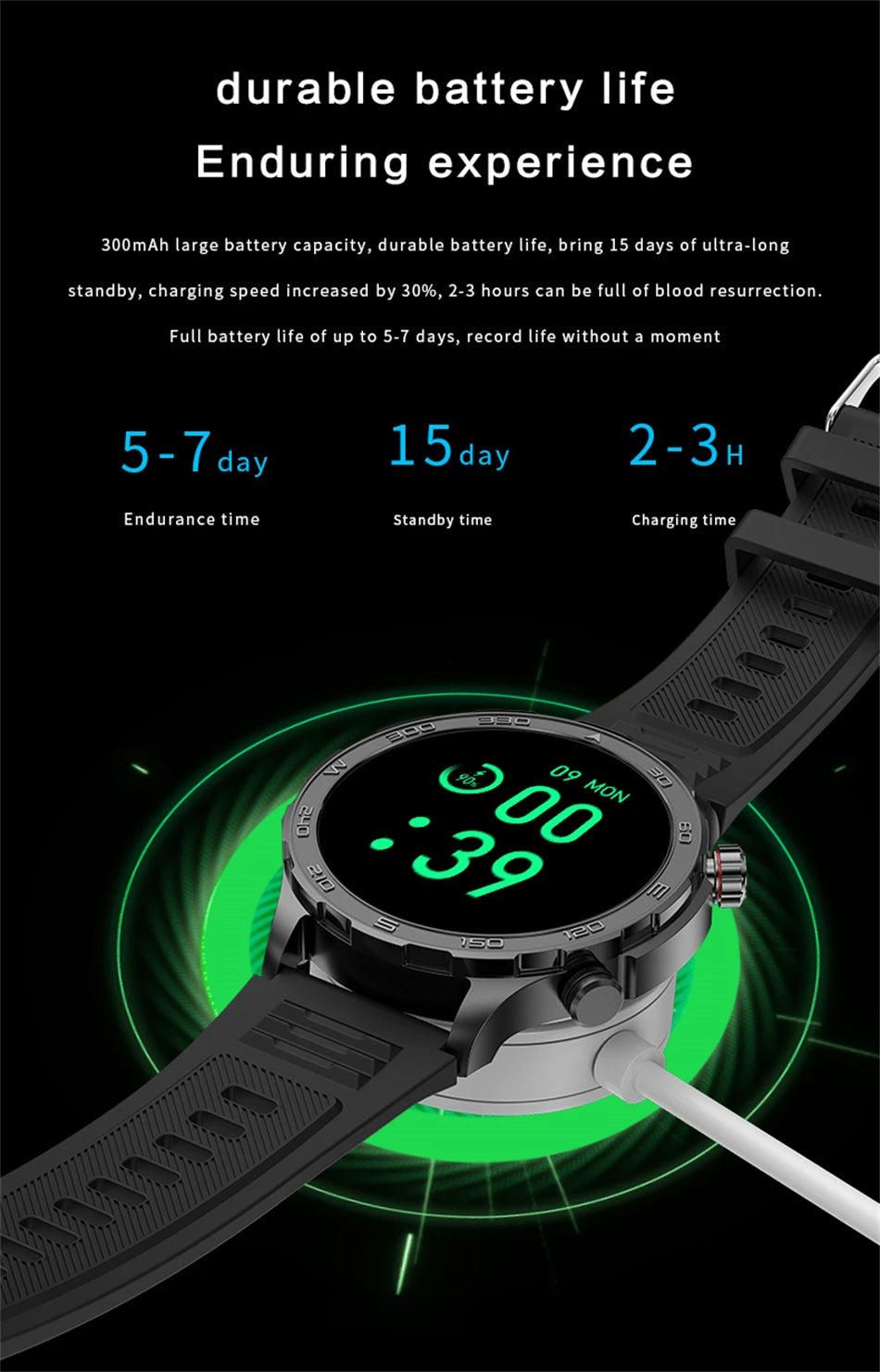 Montre intelligente étanche avec boussole pour homme, surveillance de la santé, traqueur de sport GPS, appel Bluetooth HD, assistant vocal, nouveau, 2024