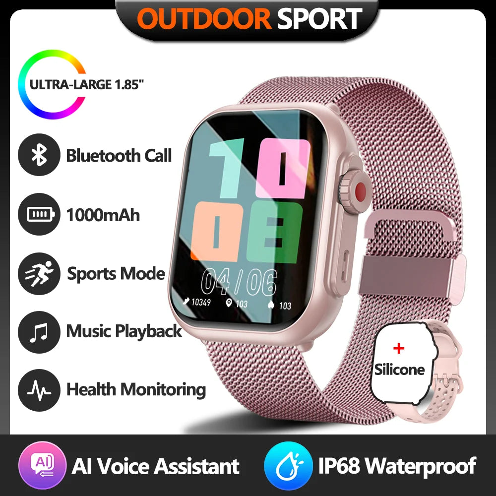 Montre Ultra 2 SE montre intelligente hommes femmes 1000mAh Bluetooth appel sport Fitness.