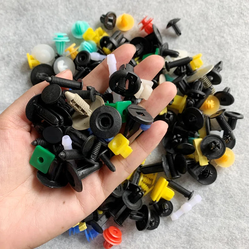 Clips de fixation universels mixtes pour pare-chocs de voiture, fixation de voiture, Rivet, doublure de panneau de porte pour toutes les voitures