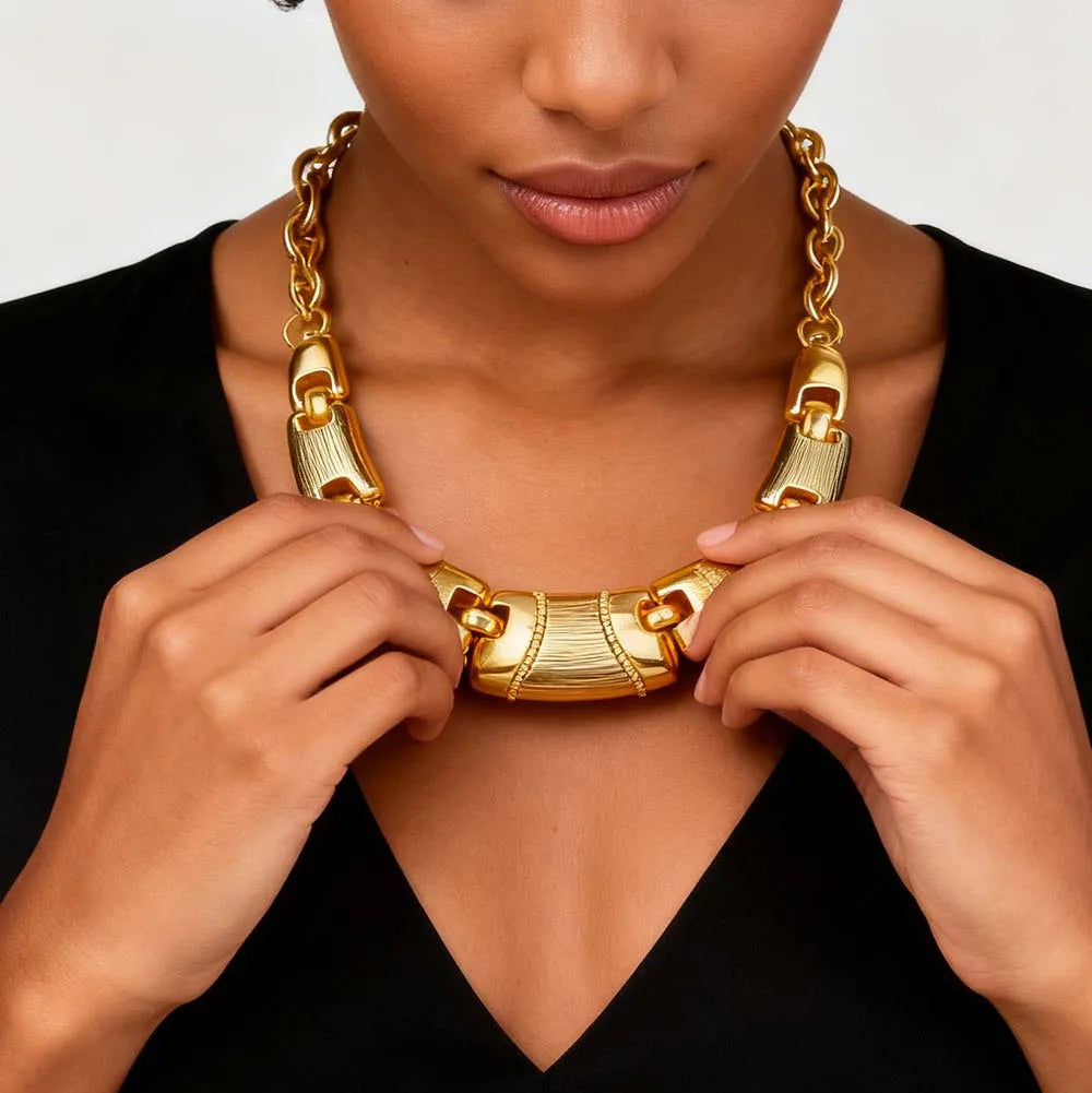 Ensemble de bijoux africains nigérians, collier, Bracelet, boucles d'oreilles, bagues, exagéré, élégant, luxe, pour dames, fête de mariage