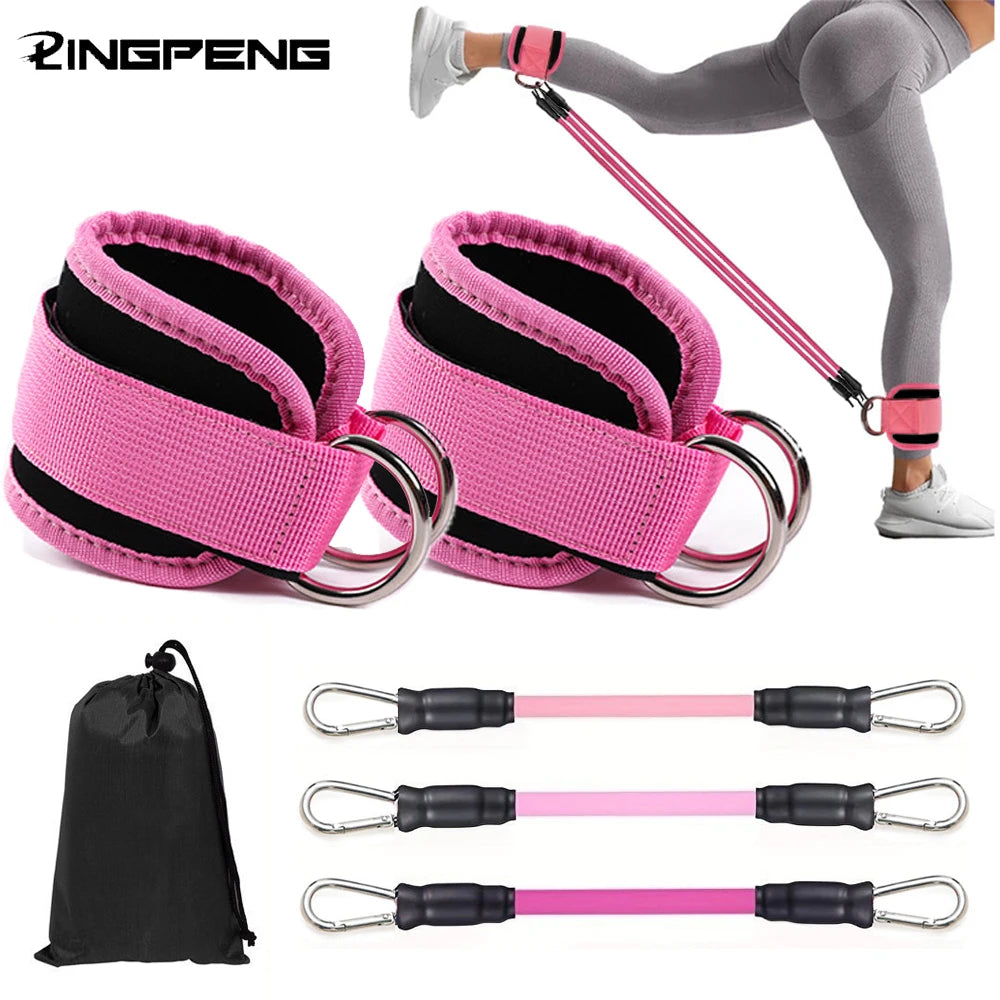 Sangles de cheville élastiques | Bandes de résistance Fitness