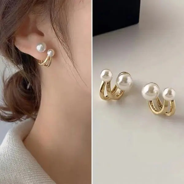 Boucles d'oreilles feuilles zircon