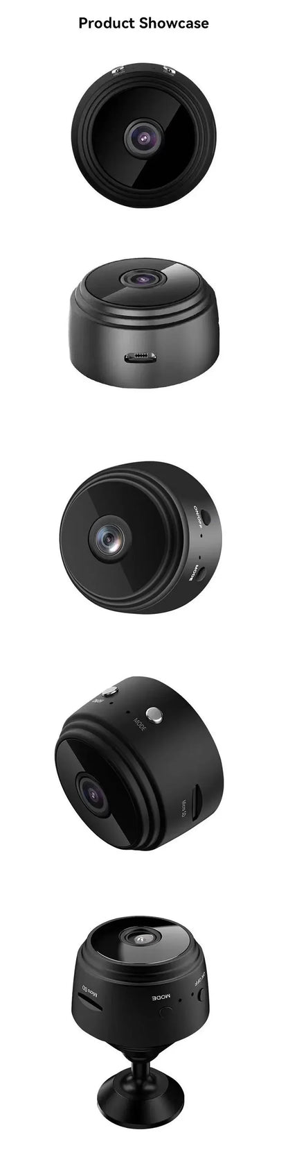 Mini Caméra WiFi A9 – Surveillance HD Sans Fil, Intérieur