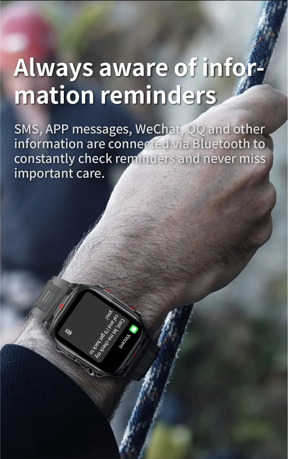 2025New GPS sport montre intelligente hommes 2.01 pouces 400 mAh batterie Fitness Tracker Bluetooth appel étanche nouvelle montre intelligente