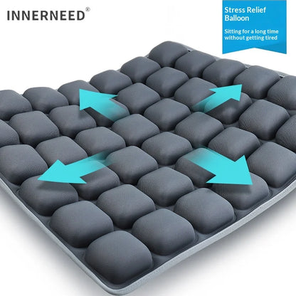 Coussin d'Air 5D Anti-Décubitus – 56 Airbags, Soulagement de Pression, Bureau & Voiture
