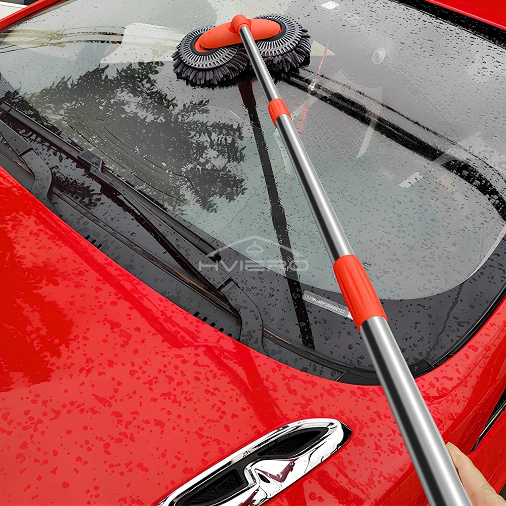 Kit polyvalent de nettoyage de voiture, 1 pièce, brosse en microfibre, éponge de vadrouille, lingette, outils automobiles pour la maison, accessoires de nettoyage universels, jaune et gris