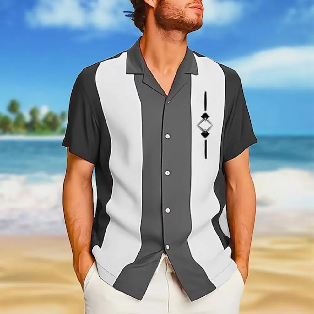 Nouvelles chemises manches courtes style hawaïen. Plusieurs coloris disponible.