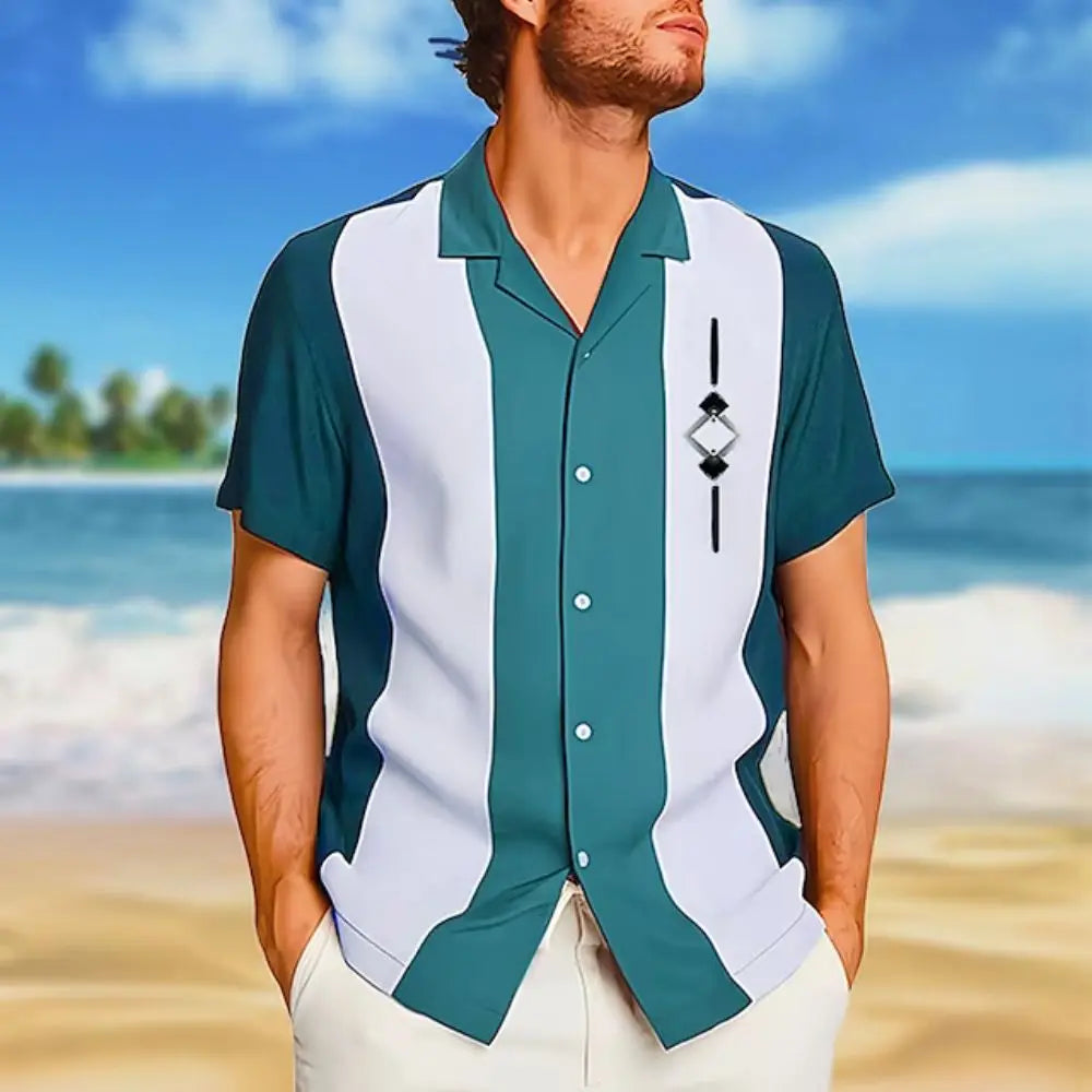 Nouvelles chemises manches courtes style hawaïen. Plusieurs coloris disponible.