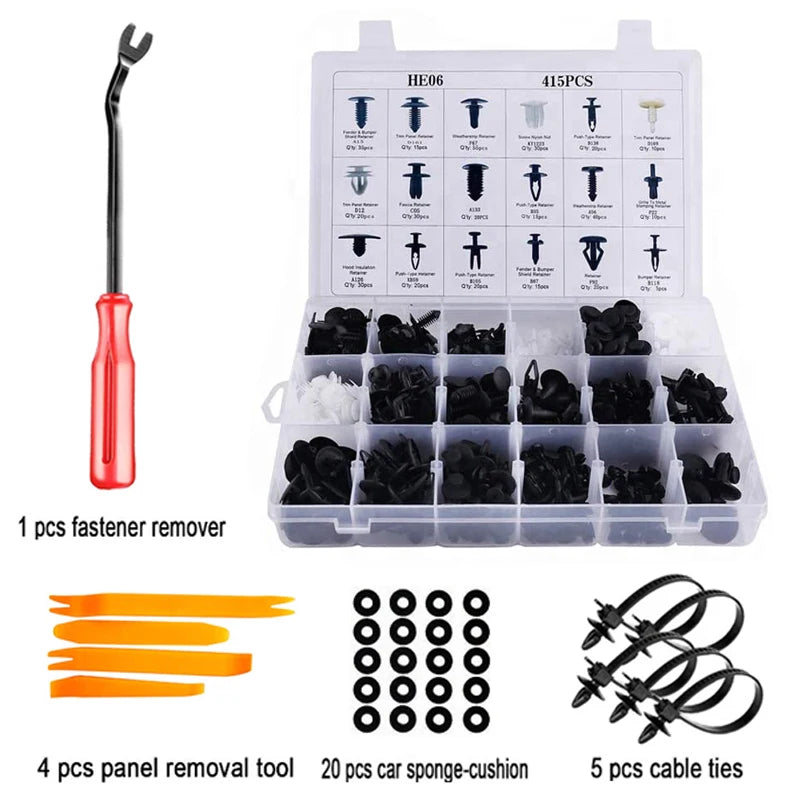 Clips de retenue en plastique pour voiture Automobile.