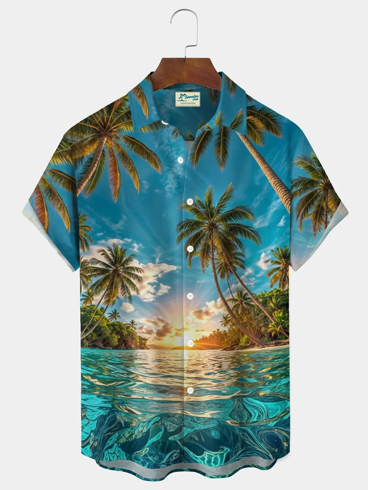 Chemise Hawaïenne Homme | Floral 3D Manches Courtes | S à 5XL.Plusieurs coloris disponible.