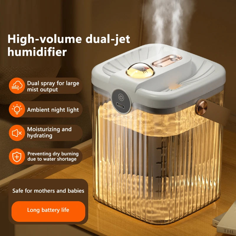 Nouveau Humidificateur USB 2026, Petit Humidificateur d'air Domestique, Humidificateur de Voiture